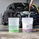 Monello Secchio Autopflegeeimer mit schwarzem Separator