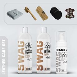   SWAG Lederpflege Set - Konzentriertes Lederreinigungsset mit Zubehör